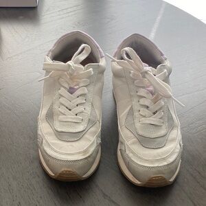 Universal Thread White and Purple Athletic Shoes